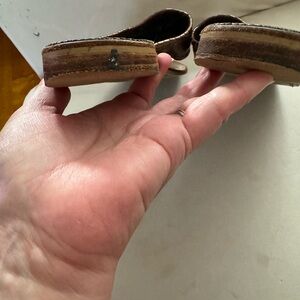 Jack Rogers original Shiny copper Leather Sandal size 10